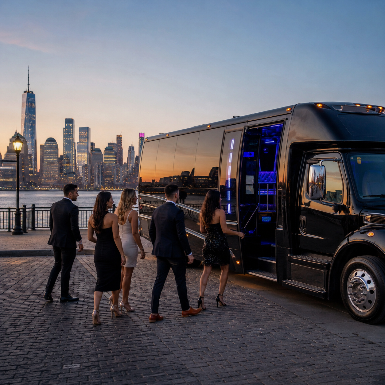 Stretch Limo Party Bus Rental NYC — Royal Ride Fleets