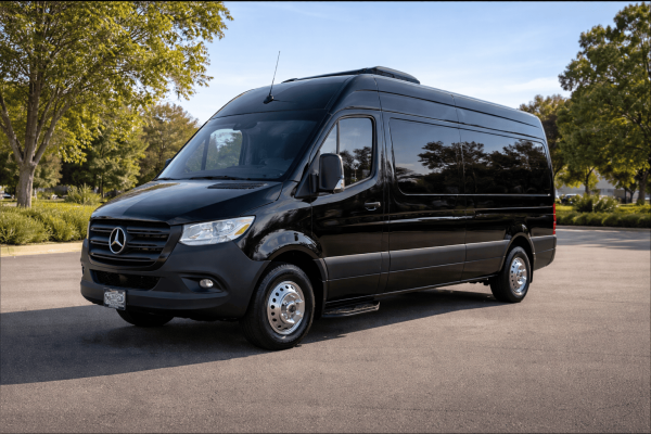 Mercedes Sprinter Limousine Black for 12-14 Passengers